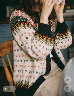 Christy Dawn Dora Cardigan in Norwegian Winter